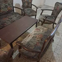 مبل ۸نفره نیمه استیل|مبلمان خانگی و میز عسلی|لاهیجان, یوسف آباد|دیوار