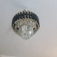 لوستر  مدرن دو عدد|لوستر و چراغ آویز|سمنان, |دیوار