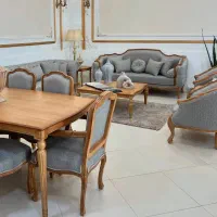 شیک ترین میز غذا خوری برند انصاری با بهترین چوب|میز و صندلی غذاخوری|یاسوج, |دیوار