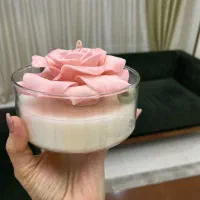 شمع گل رز و پیونی|صنایع دستی و سایر لوازم تزئینی|تهران, بوستان چیتگر|دیوار