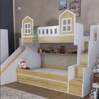 تخت دو طبقه مدل کلبه
