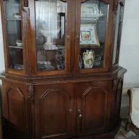 بوفه تمام چوب و مبل استیل 10 نفره