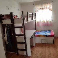 تخت خواب دو طبقه شیک|تخت و سرویس خواب|خمین, |دیوار