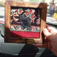 قاب فرش حرم حضرت رضوی با تلفیق ایران