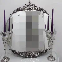 آینه کنسول شمعدان|بوفه، ویترین، کنسول|چابکسر, |دیوار