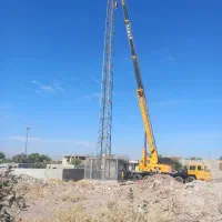 انواع جرثقیل سبک و سنگین از (۳تن تا ۵۰تن)|خدمات حمل و نقل|کهنوج, |دیوار