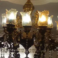 لوستر ۱۶ شاخه|لوستر و چراغ آویز|قروه, |دیوار