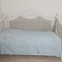 تخت کاناپه ای کودک به همراه تشک