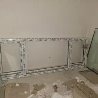 دو عدد پنحره upvc آک