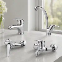 ست کامل شیرآلات پارس گاندو(دسته اردکی)/گارانتی