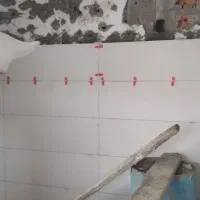 سیمان کاری سیاه سفیددیوارچینی موزائیک کاشی سرامیک