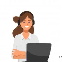 کارمند بخش تماس و پشتیبانی