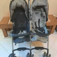 کالسکه دو قلو اون فلو خیلی تمیز|کالسکه و لوازم جانبی|تهران, گیشا|دیوار