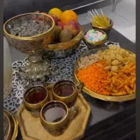 رنگ طلایی مات  دور چینی و بلور رنگ میزنیم