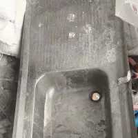 پودرسنگ و سینک ظرفشویی