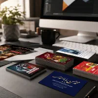 کارت ویزیت و تراکت طراحی رایگان کمترین قیمت