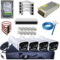 پکیج 8 مگاپیکسل IP دوربین مداربسته /1179