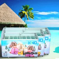 فریزر صندوقی بستنی کم مصرف یخچال خوابیده کینو
