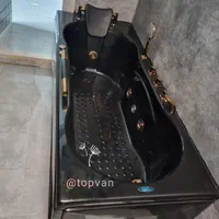 وان جکوزی مشکی طلایی لاکچری|لوازم حمام|سمنان, |دیوار