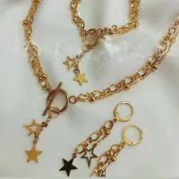 سرویس ۲ لایه ستاره ایی استیل رنگ ثابت