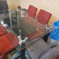میز نهار خوری شش نفر کاملا نو