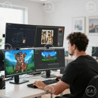 تولید محتوا و تبلیغات با هوش مصنوعی/فتوشاپ + ویدئو