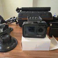 دوربین DJI Action 4 لوازم کامل،رم512گیگ،NDفیلتر
