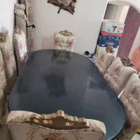 میز ناهارخوری چوبی ۸ نفره