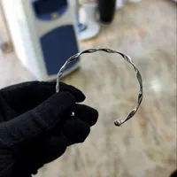 دستبند بنگل نقره اصل ۹۲۵ (بدون‌نگین )|بدلیجات|کرمانشاه, |دیوار