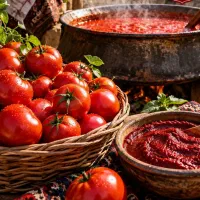 رب گوجه فرنگی سنتی خانگی