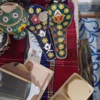 ظروف سفال میناکاری|صنایع دستی و سایر لوازم تزئینی|آزادشهر, |دیوار