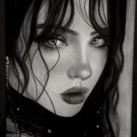 سفارش نقاشی چهره سیاهقلم