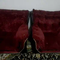 مبل ۷ نفره زرشکی