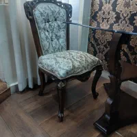 صندلی تک ۴ عدد چوب راش زیبا کاملا سالم
