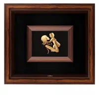 تابلو مادر و کودک قهوه ای 31*36