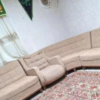 فروش فوری مبل ال ۸ نفره|مبلمان خانگی و میز عسلی|اهواز, ۲۴ متری|دیوار