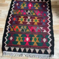 سه عدد گلیم دست بافت تمام پشم|گلیم، جاجیم، گبه|همدان, |دیوار
