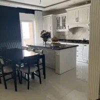 کانتر آشپزخانه دوطرف نما روکش سنگ