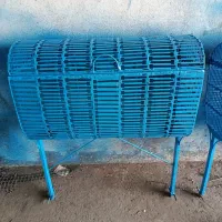 سطل زباله فلزی|مصالح و تجهیزات ساختمان|امامزاده عبدالله, |دیوار