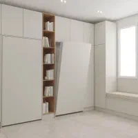 طراحی وساخت انواع کابینت وکمددیواری