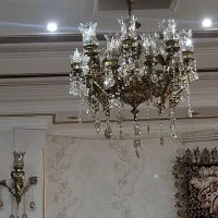 لوستر و‌میز برنز