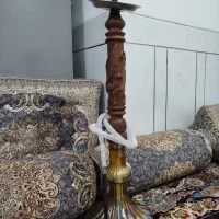 قلیان تنه چوبی