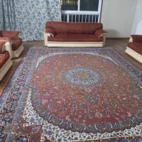 مبل ۷ نفره چرم و پارچه