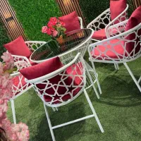 ستاره فلزی نشینمن تشک خور صندلی باغی