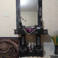 آیینه و جا شمعی