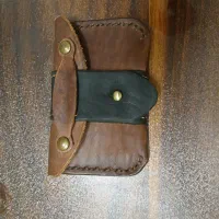 کیف پول چرم طبیعی دست ساز