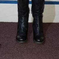 کفش بوت زمستانی تمام چرم خارجی