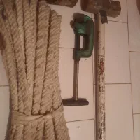 طناب نو ۱۵ متر دو عدد پتک لوله بر سالم