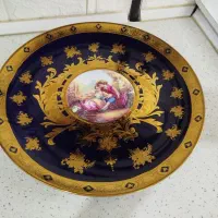 بشقاب طلاکوب اصل (مارک آنیل)|صنایع دستی و سایر لوازم تزئینی|تهران, امین حضور|دیوار