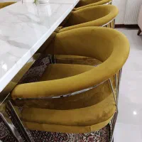 میز غذاخوری ۸نفره جنس استیل|میز و صندلی غذاخوری|تهران, تهرانسر مرکزی|دیوار